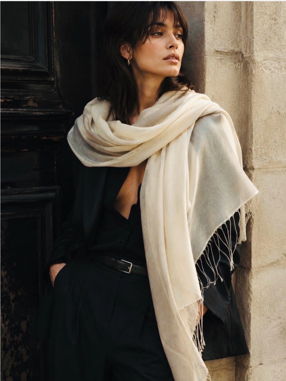 Alicia Adams Alpaca/Silk MAUI WRAP/ light weight/soft girl/ quit luxury